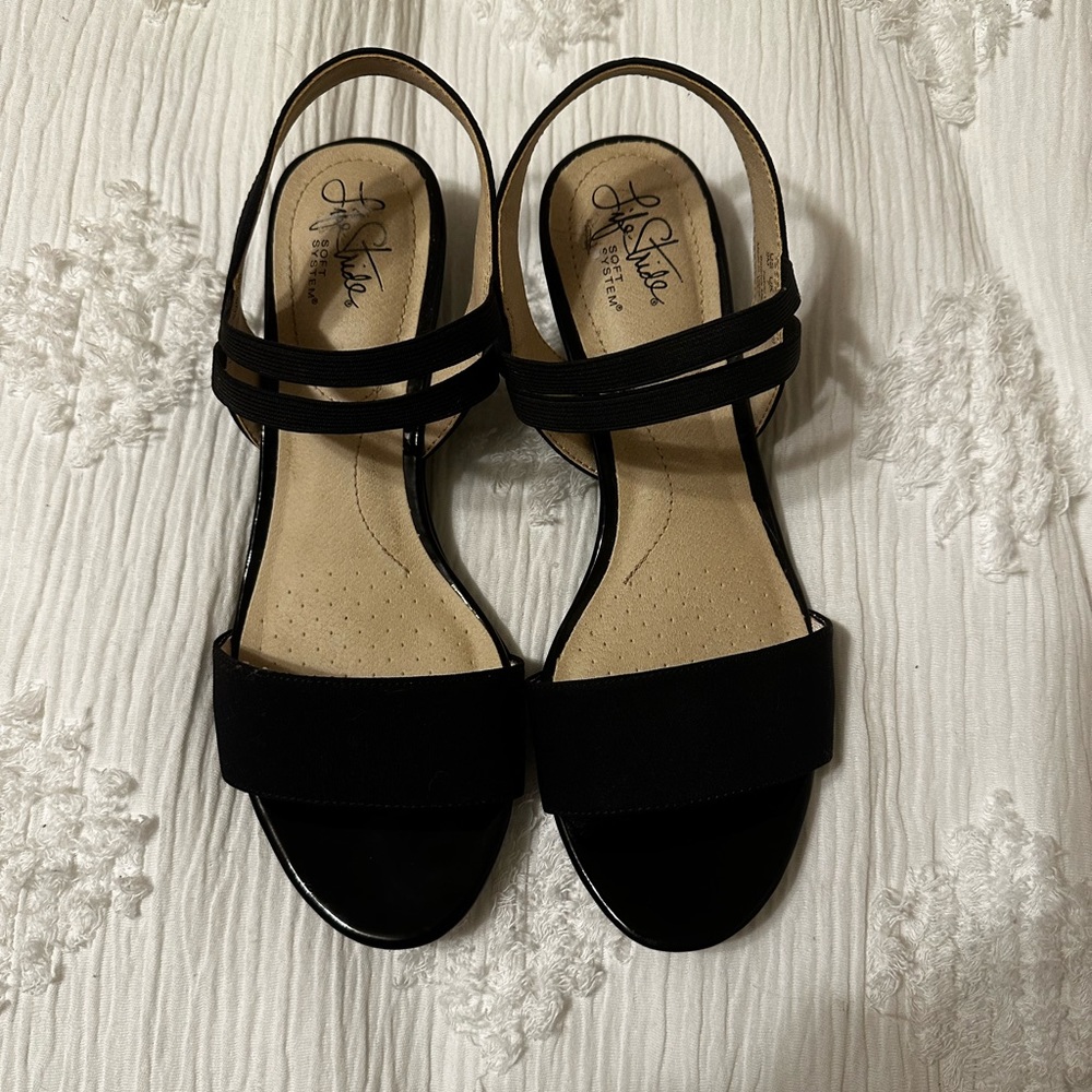 Black sandals